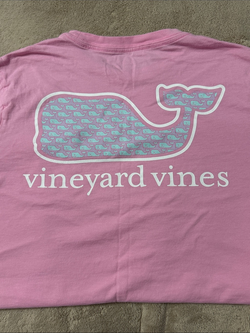 Pink Vineyard Vines Short Sleeve Tee